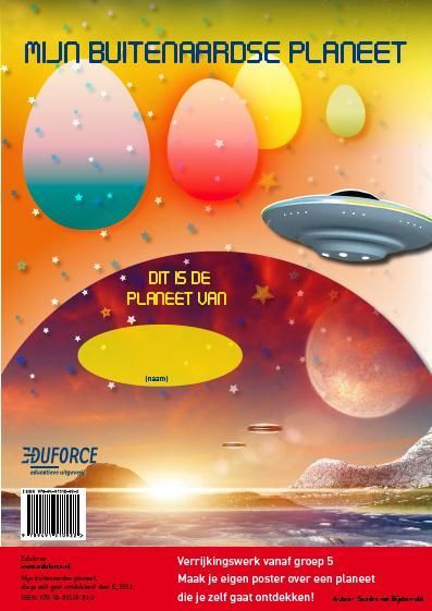Omslag van Opdrachtposter Mijn buitenaardse planeet