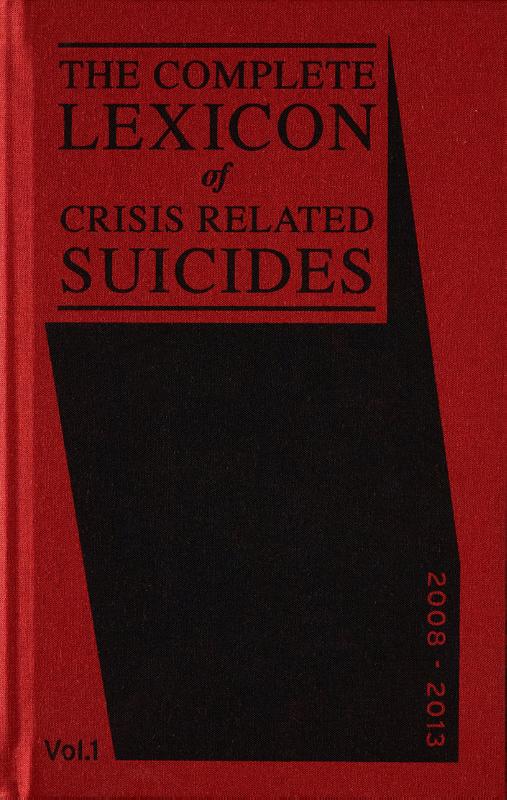 Omslag van The complete lexicon of crisis related suicides