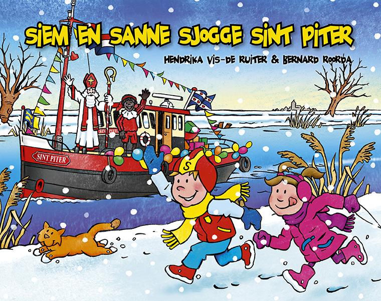 Omslag van Siem en Sanne sjogge Sint Piter