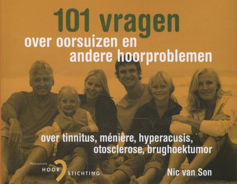 Omslag van 101 Vragen over oorsuizen en andere hoorproblemen