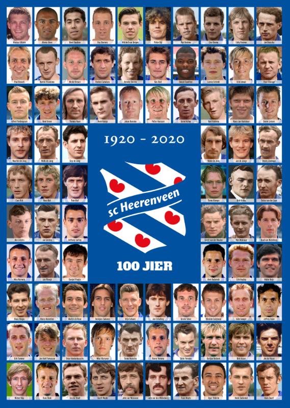 Omslag van 100 jaar SC Heerenveen
