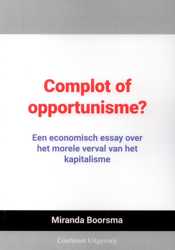 Omslag van Complot of opportunisme?