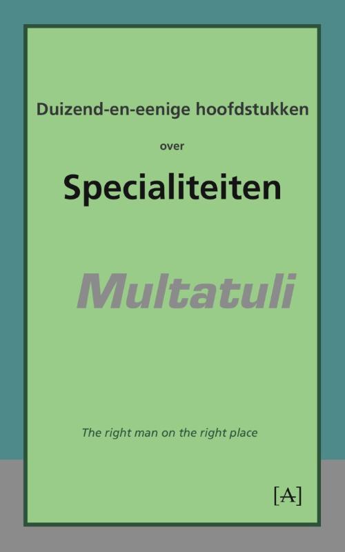 Omslag van Duizend-en-eenige hoofdstukken over specialiteiten