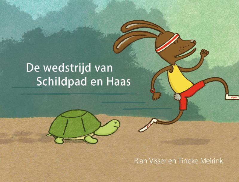 Omslag van De wedstrijd van Schildpad en Haas