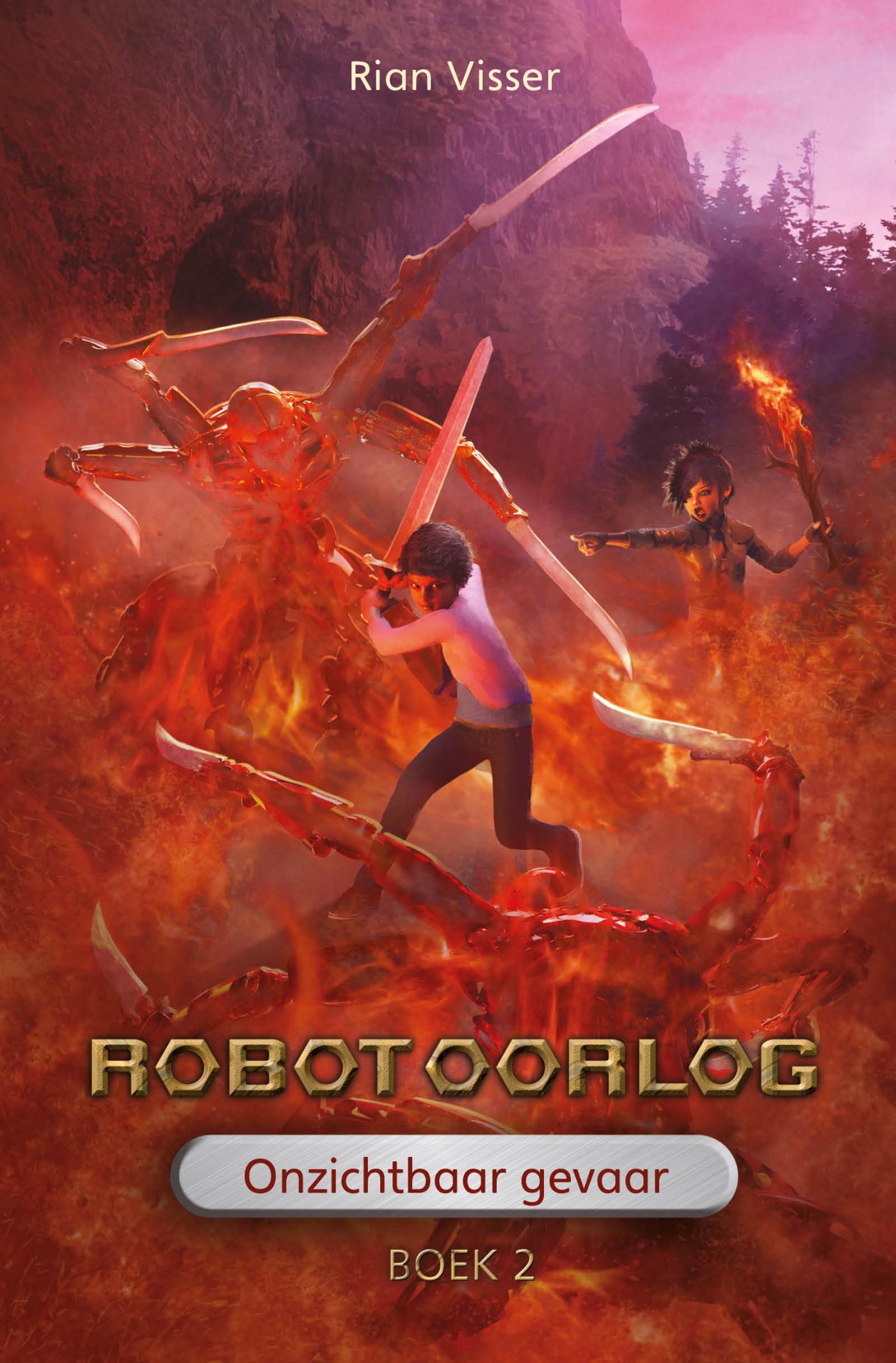 Omslag van Robotoorlog – Boek 2: Onzichtbaar gevaar