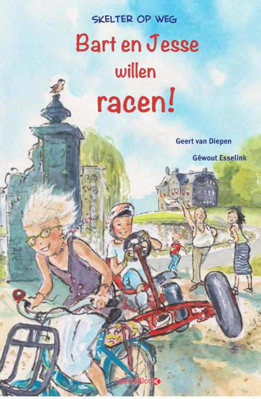 Omslag van Bart en Jesse willen racen!