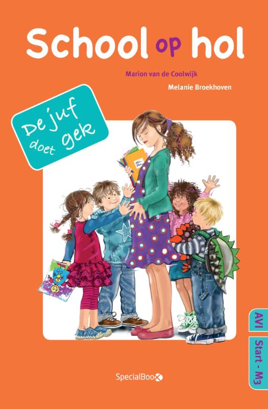 Omslag van De juf doet gek