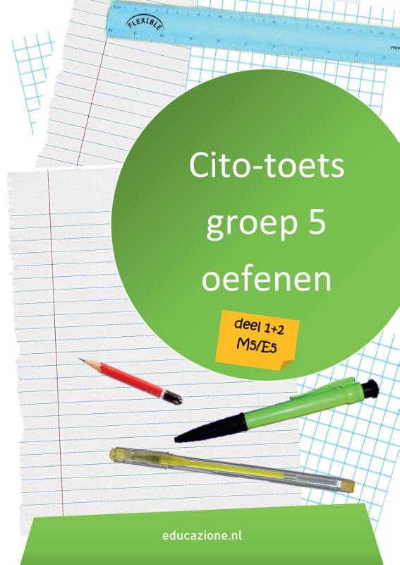 Omslag van Cito-toets Oefenen Groep 5 M5 en E5