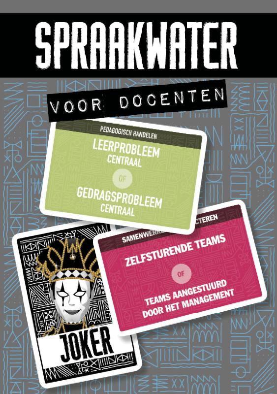 Omslag van Spraakwater voor docenten, kaartspel