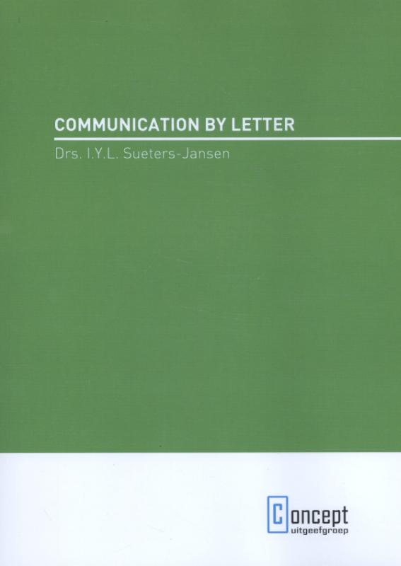 Omslag van Communication by letter