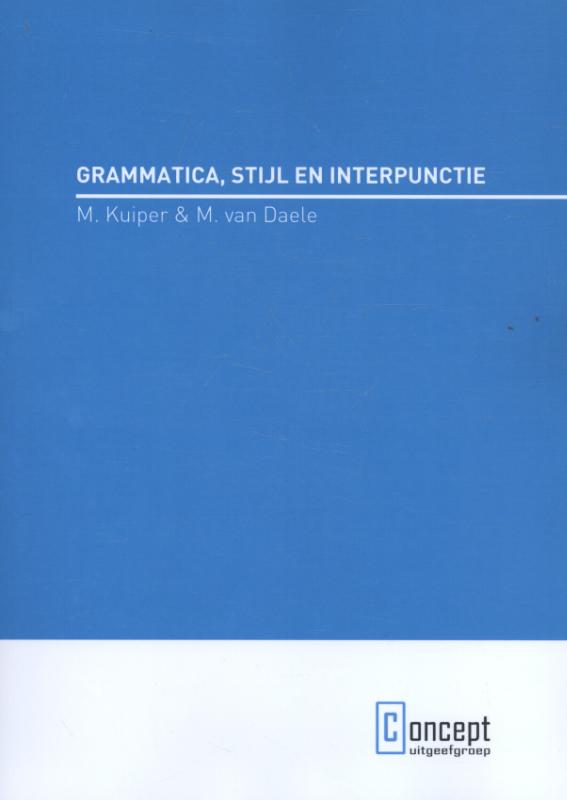 Omslag van Grammatica, stijl en interpunctie