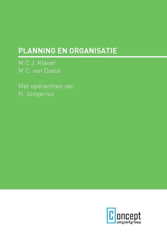 Omslag van Planning en organisatie