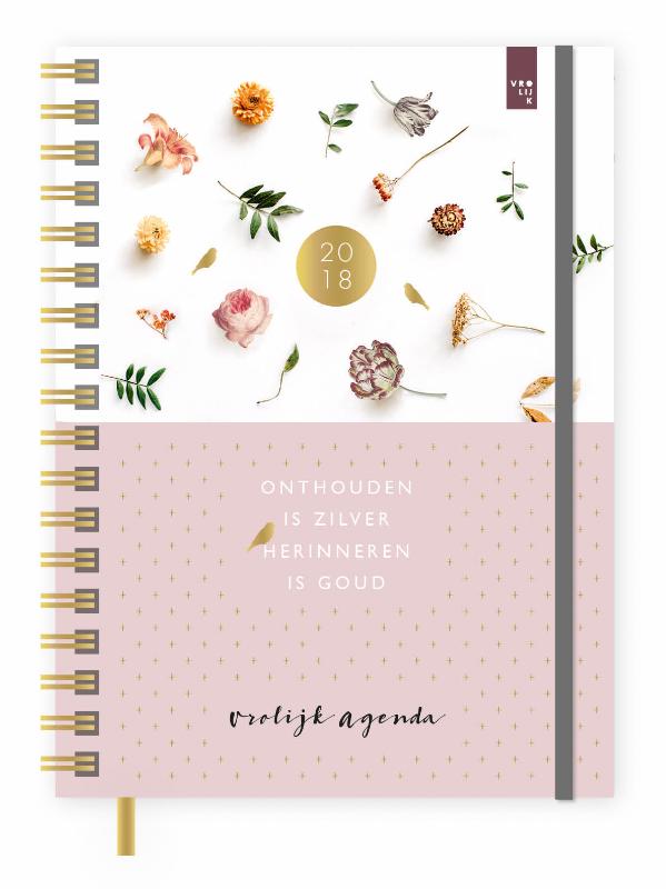 Omslag van Vrolijk Agenda groot 2018