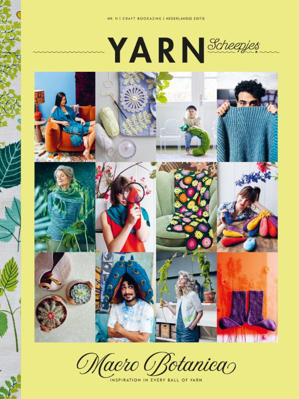 Omslag van Scheepjes YARN Bookazine 11 Macro Botanica - Nederlands