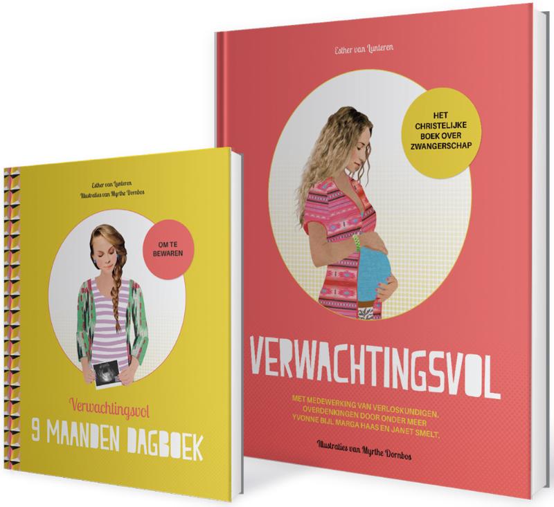 Omslag van Pakket verwachtingsvol + negenmaandendagboek