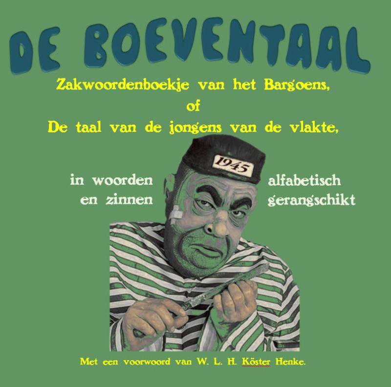 Omslag van De boeventaal