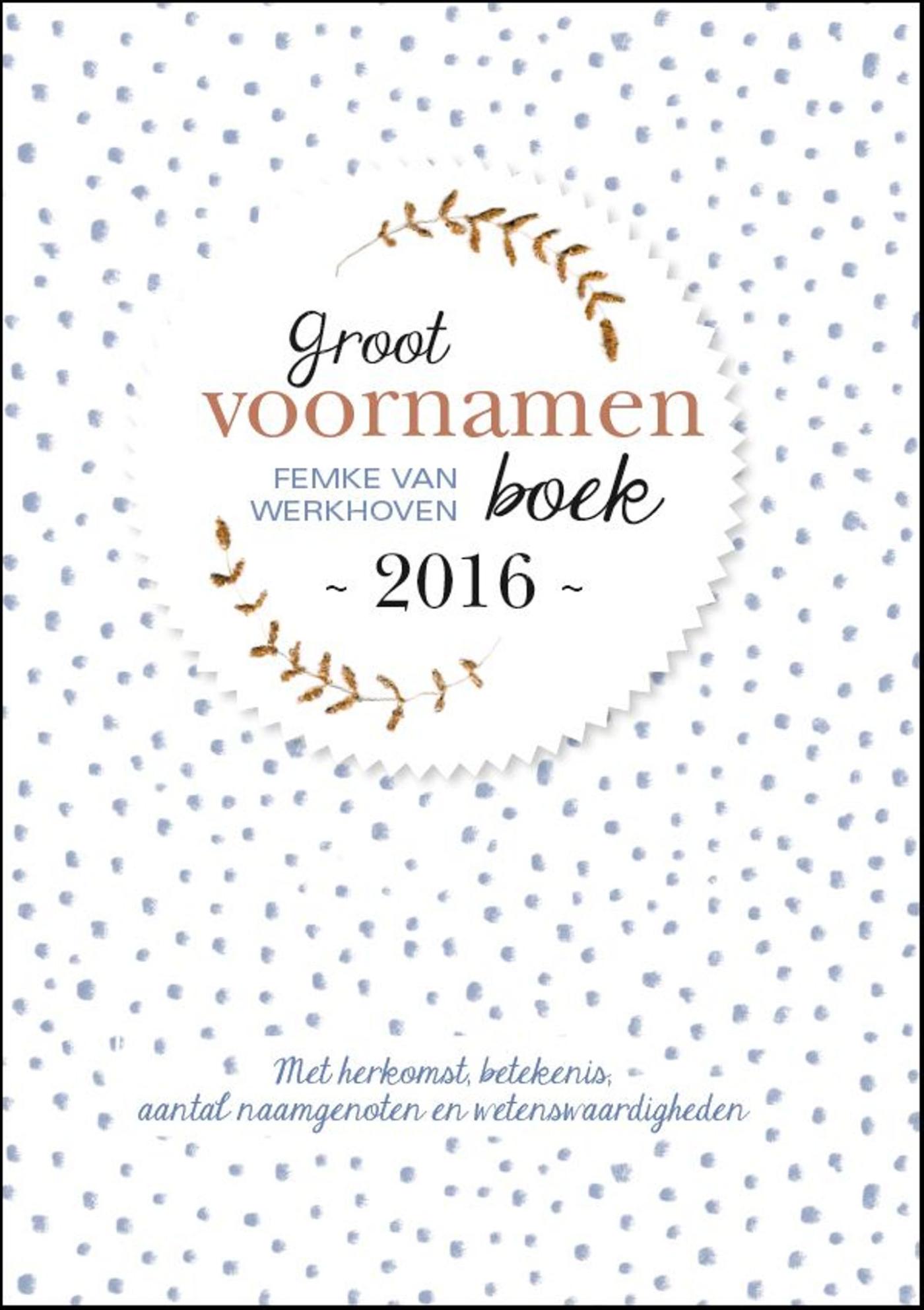 Omslag van Groot voornamenboek 2016