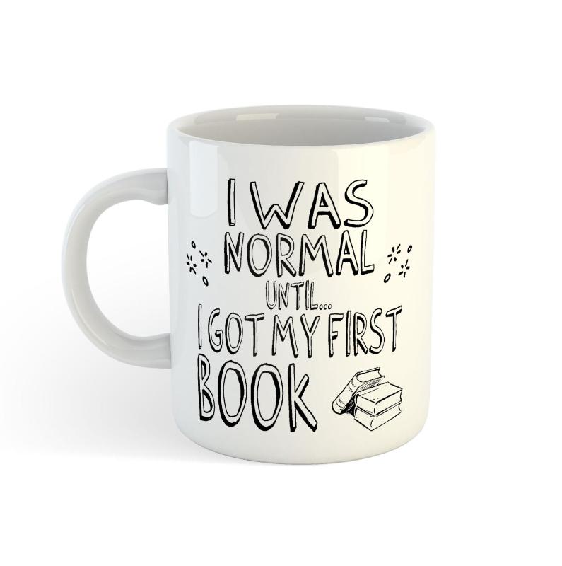 Omslag van Scelta mugs 8x i was normal until...