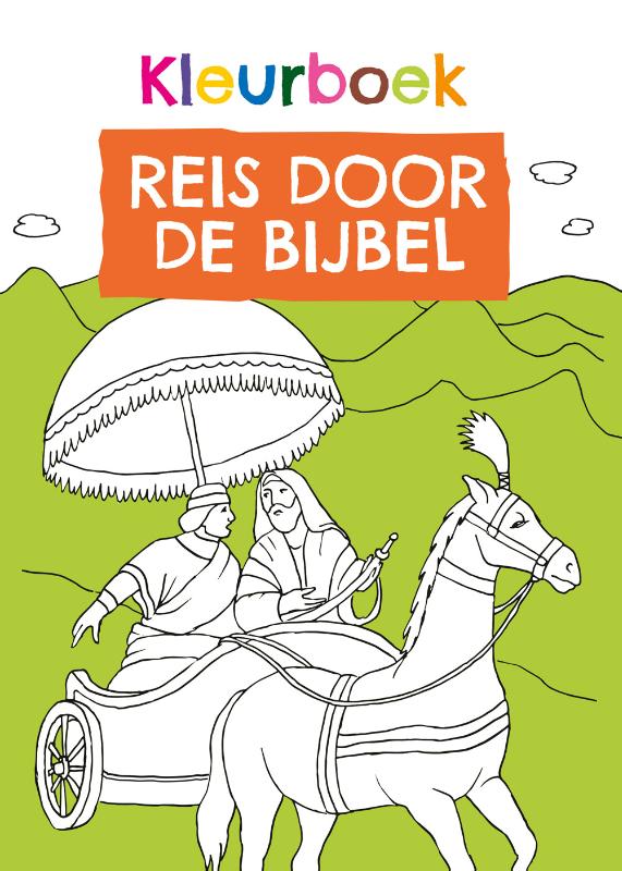 Omslag van Kleurboek - Reis door de Bijbel