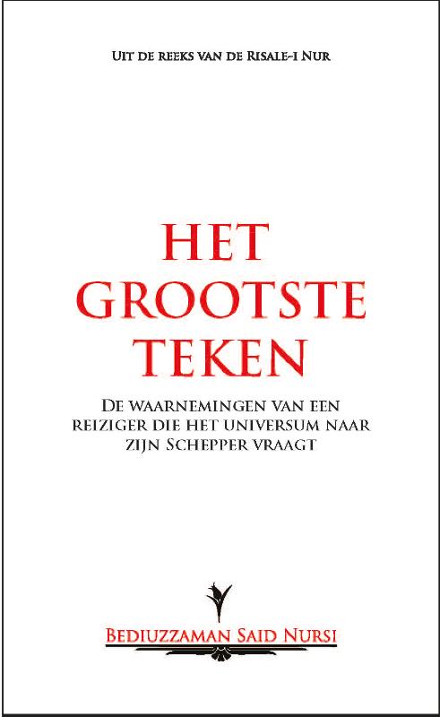 Omslag van Het grootste teken