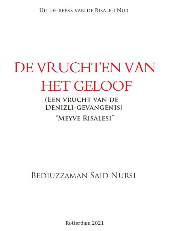 Omslag van De vruchten van het geloof