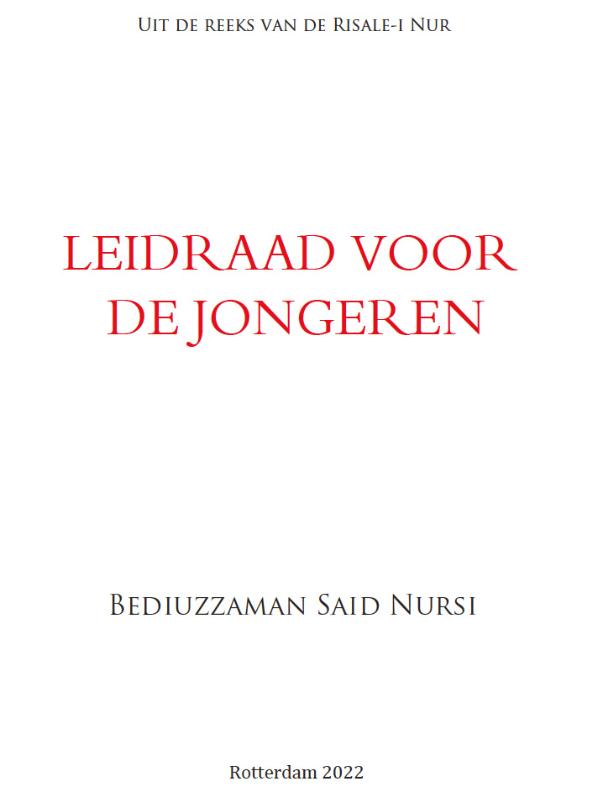 Omslag van Leidraad voor de Jongeren