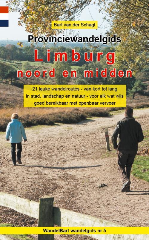Omslag van Provinciewandelgids Limburg noord en midden