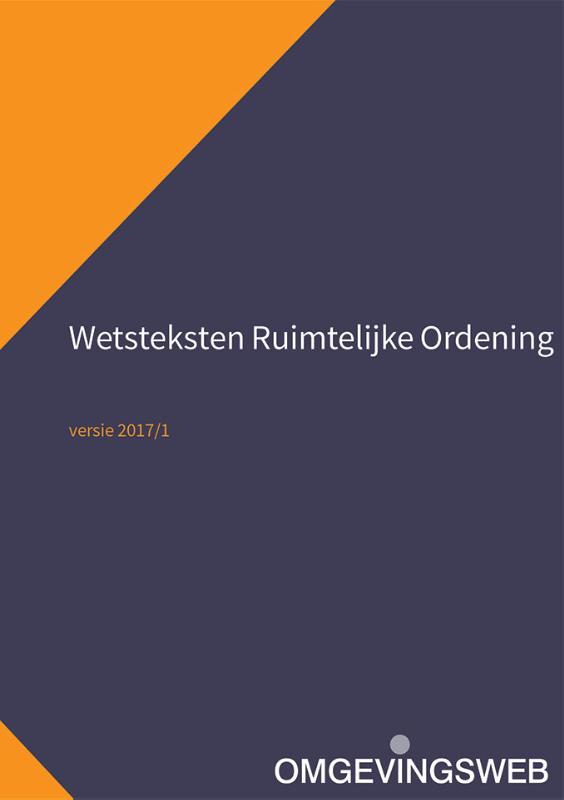 Omslag van Wetsteksten Ruimtelijke Ordening