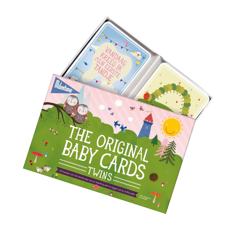 Omslag van Milestone Baby Cards Tweelingen