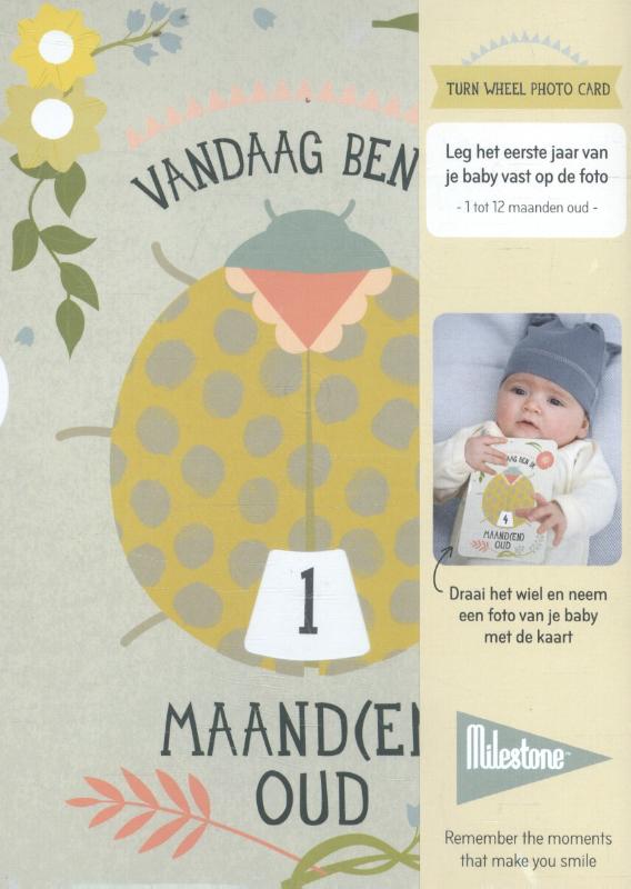 Omslag van Turn wheel photo cards baby ages