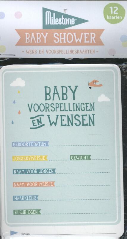 Omslag van Babyshower kaarten