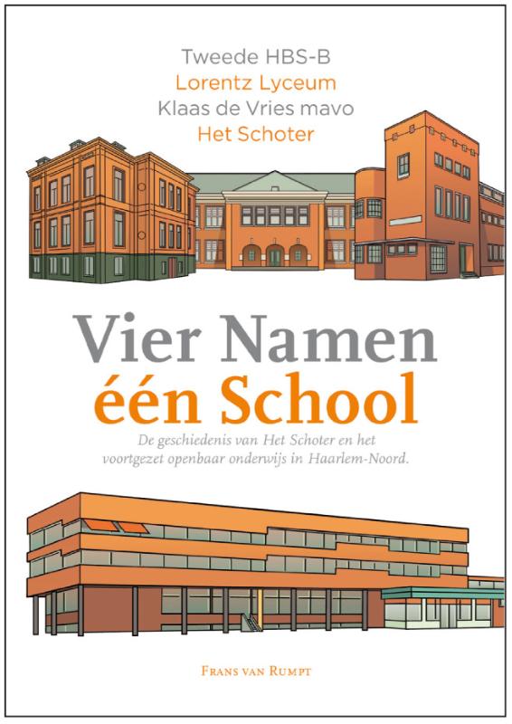 Omslag van Vier namen één school