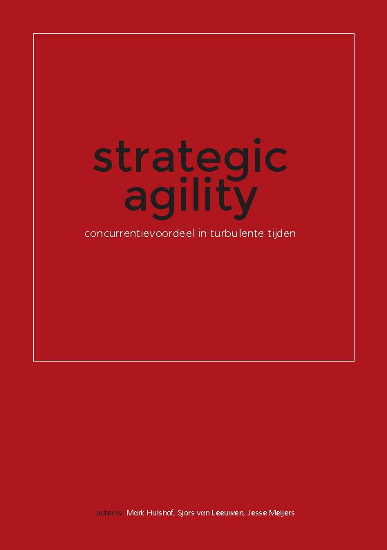Omslag van Strategic agility