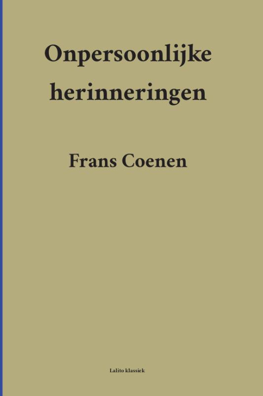 Omslag van Onpersoonlijke herinneringen