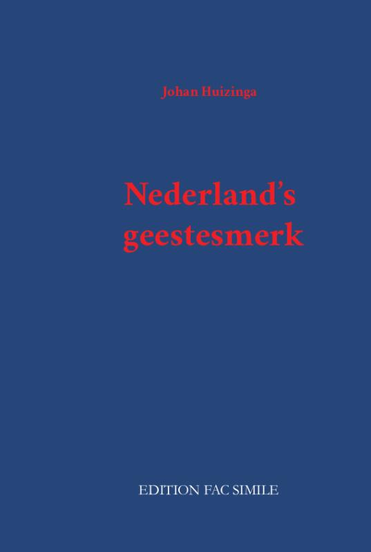 Omslag van Nederland’s geestesmerk