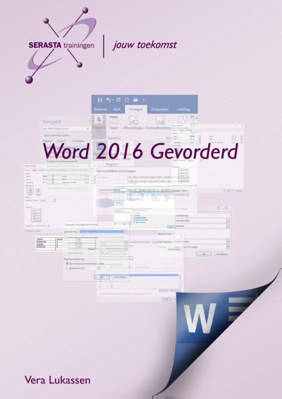 Omslag van Word 2016 Gevorderd