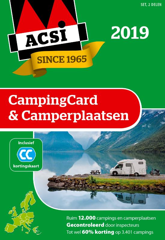 Omslag van ACSI CampingCard & Camperplaatsen 2019 set 2 delen