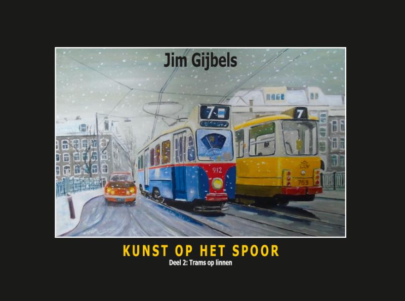Omslag van Trams op linnen