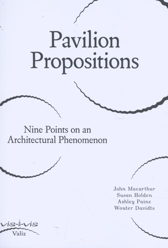 Omslag van Pavilion Propositions