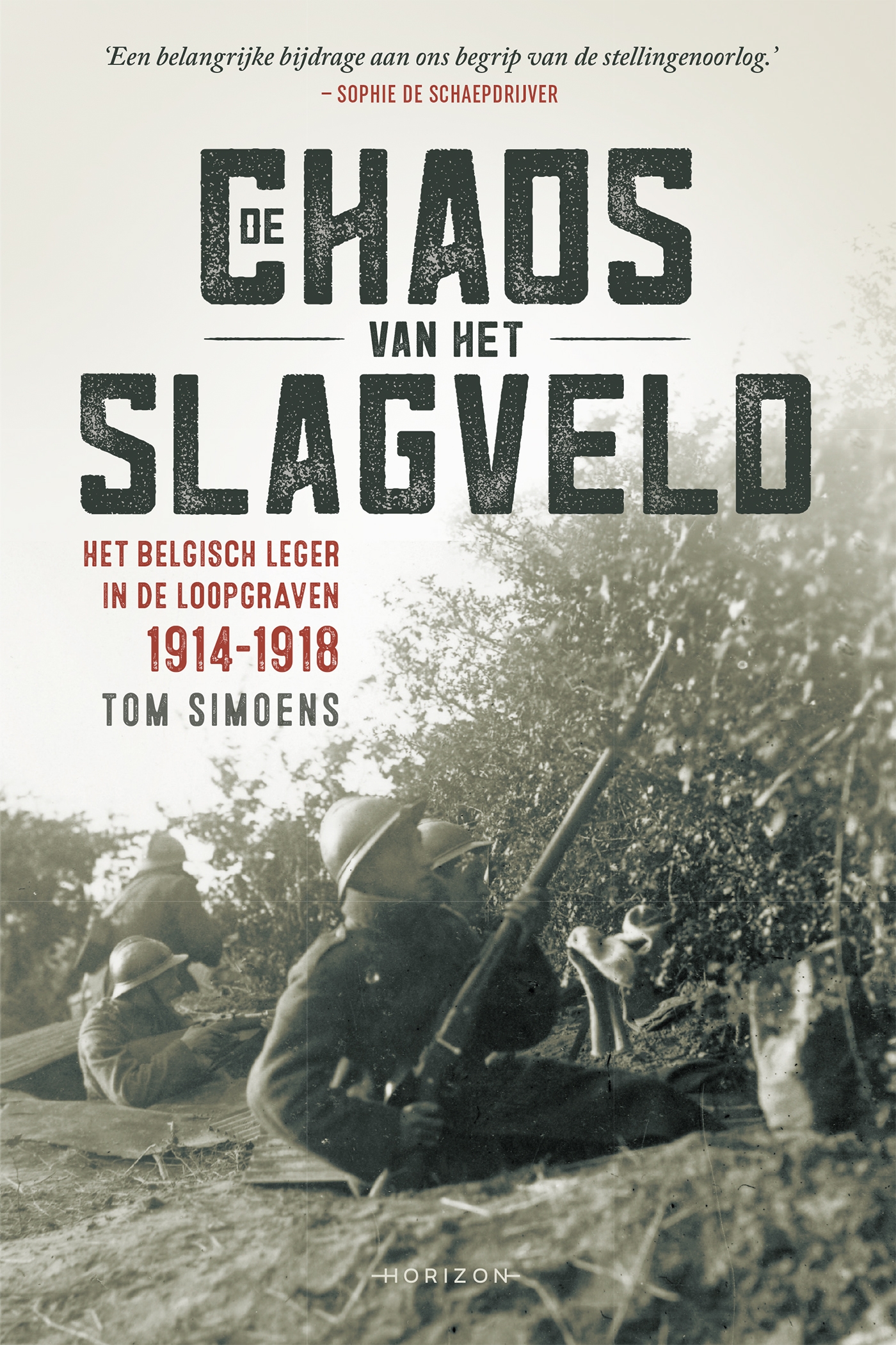 Omslag van De chaos van het slagveld
