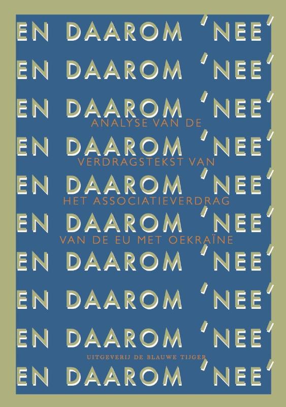 Omslag van Daarom NEE!