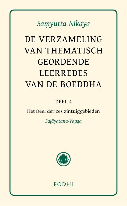 Omslag van 4 Het deel der zes zintuiggebieden (Salyatana-Vagga)