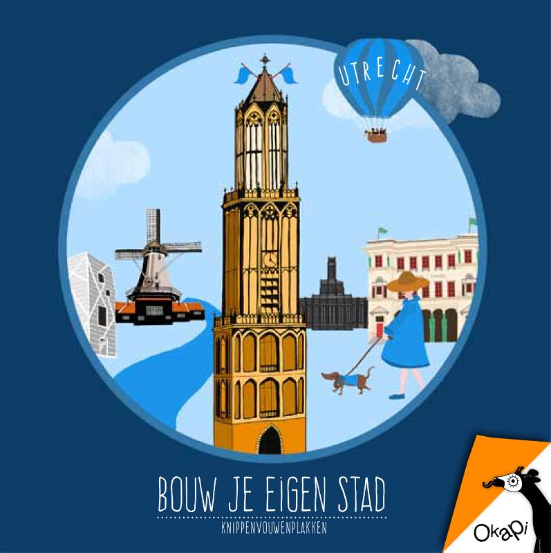 Omslag van Bouw je eigen stad Utrecht (set van 5)