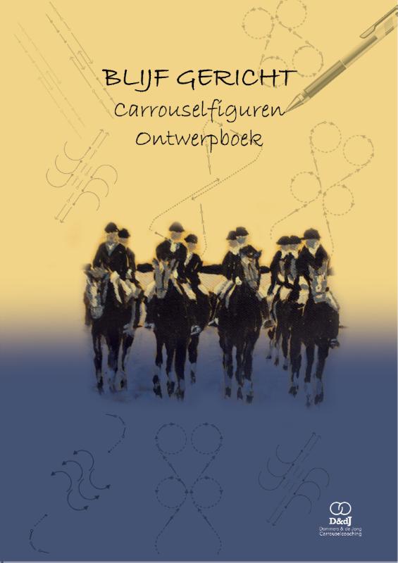 Omslag van Blijf Gericht - Carrouselfiguren Ontwerpboek