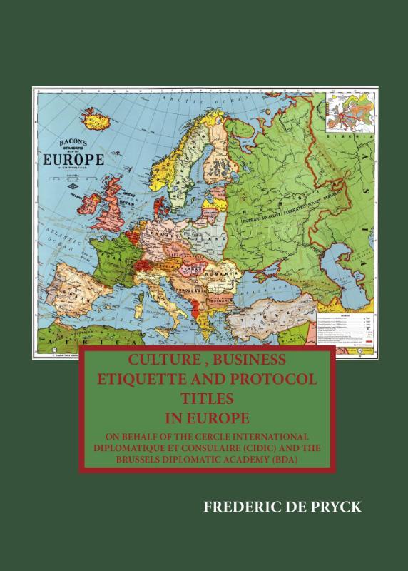 Omslag van Culture, business etiquette and title protocol in Europe