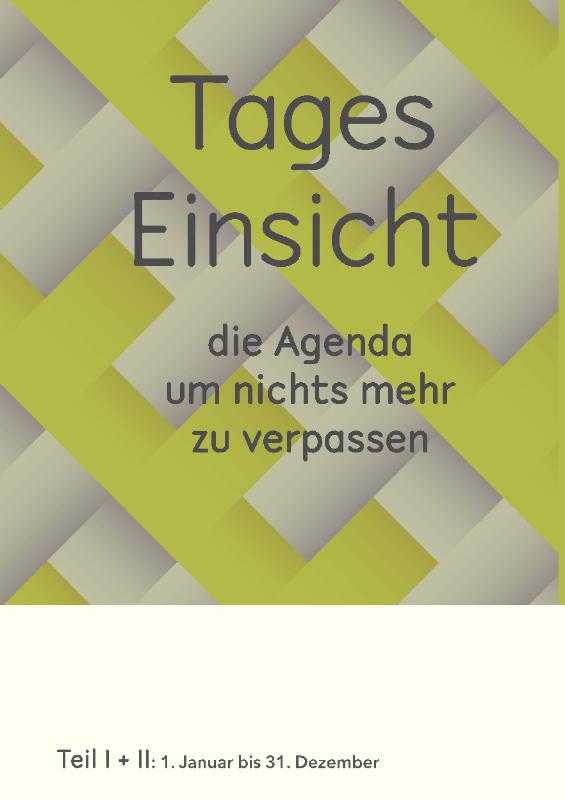 Omslag van Tages Einsicht 2019