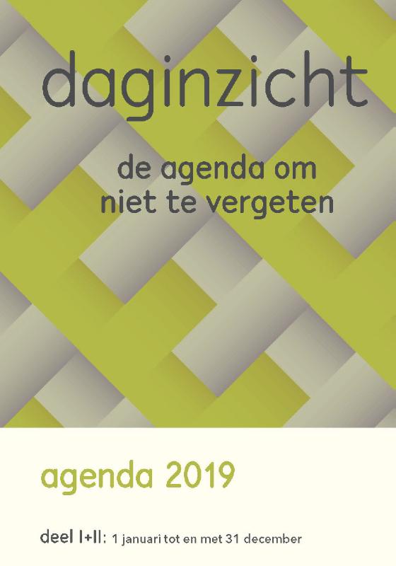 Omslag van Daginzicht Agenda 2019