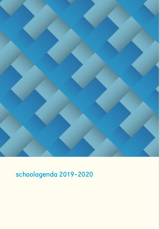 Omslag van Prikkelarme schoolagenda 2019-2020
