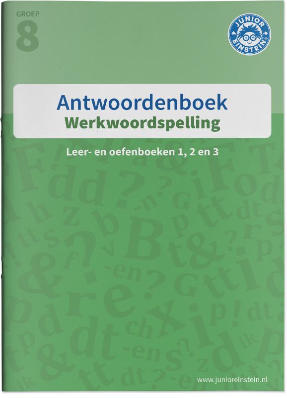 Omslag van Spellingsoefeningen tegenwoordige tijd groep 8