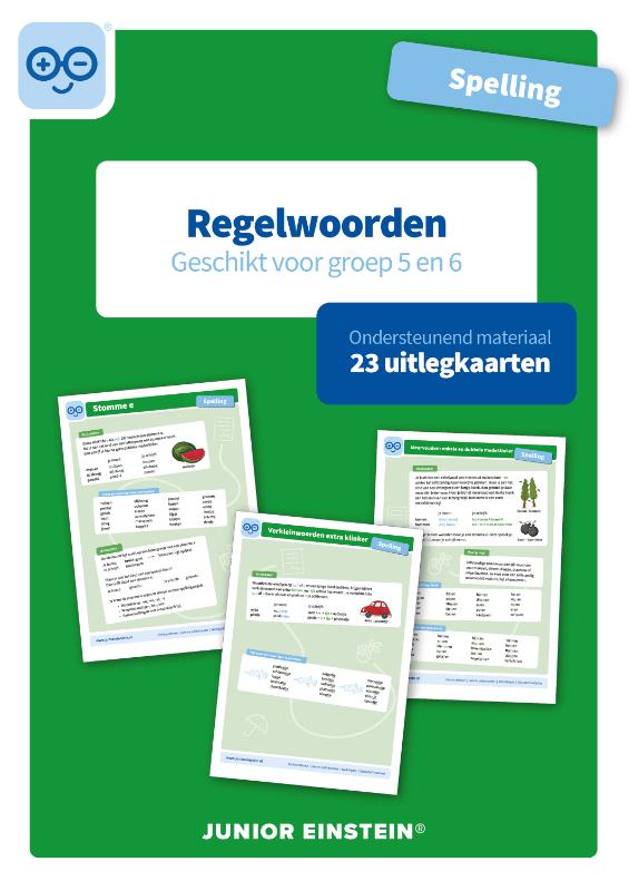 Omslag van Spelling Ondersteunend Materiaal Regelwoorden groep 5 en 6